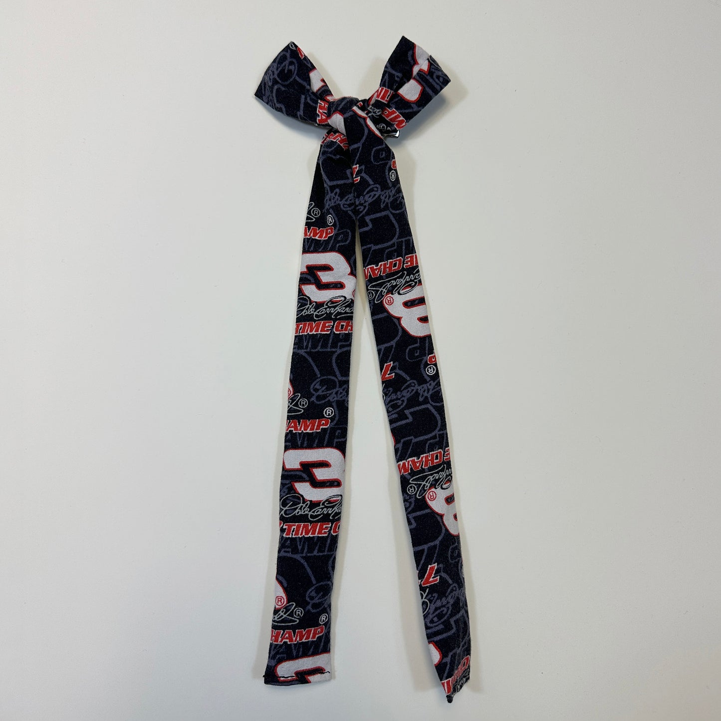 hair bow - dale earnhardt 3