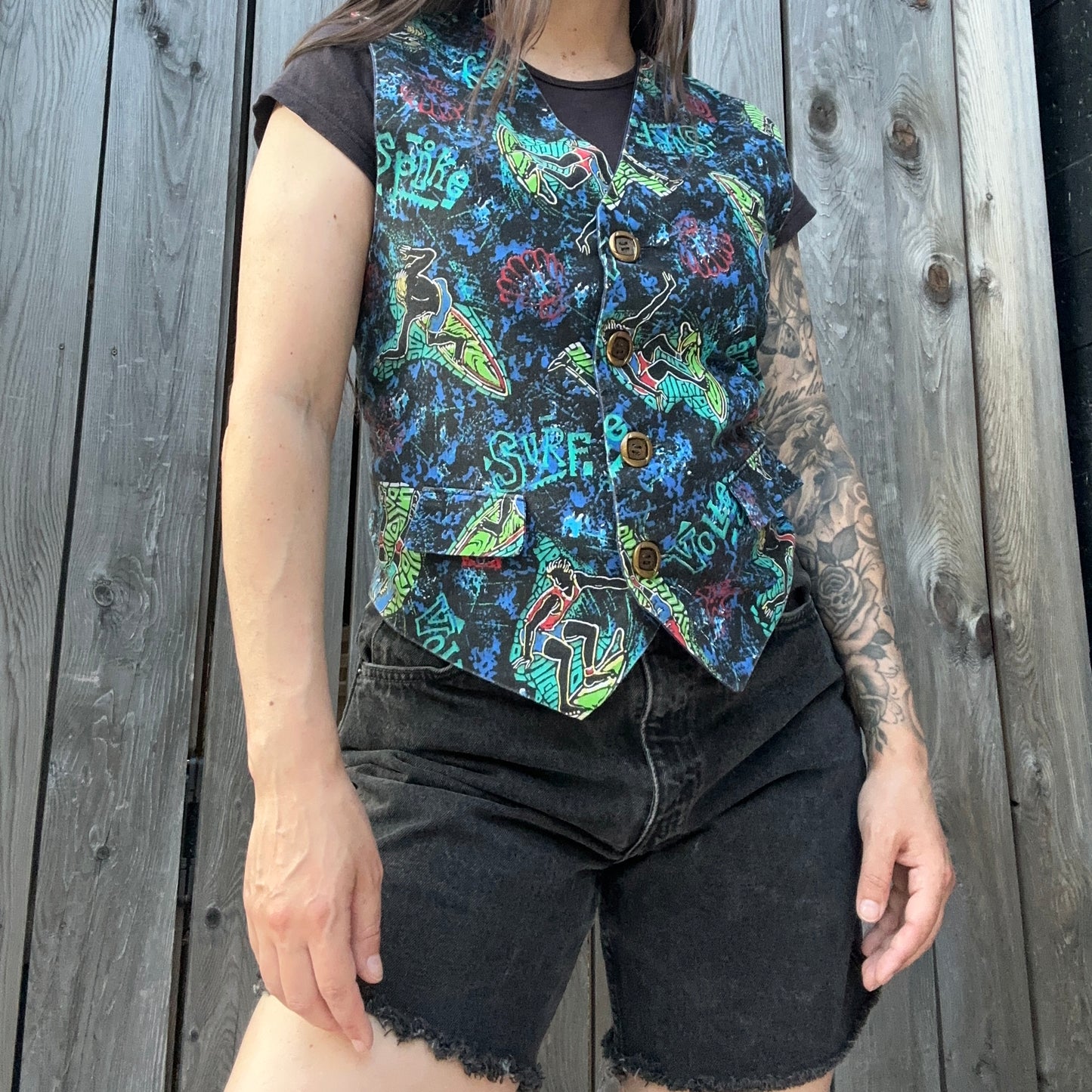 vintage surfing vest (med)
