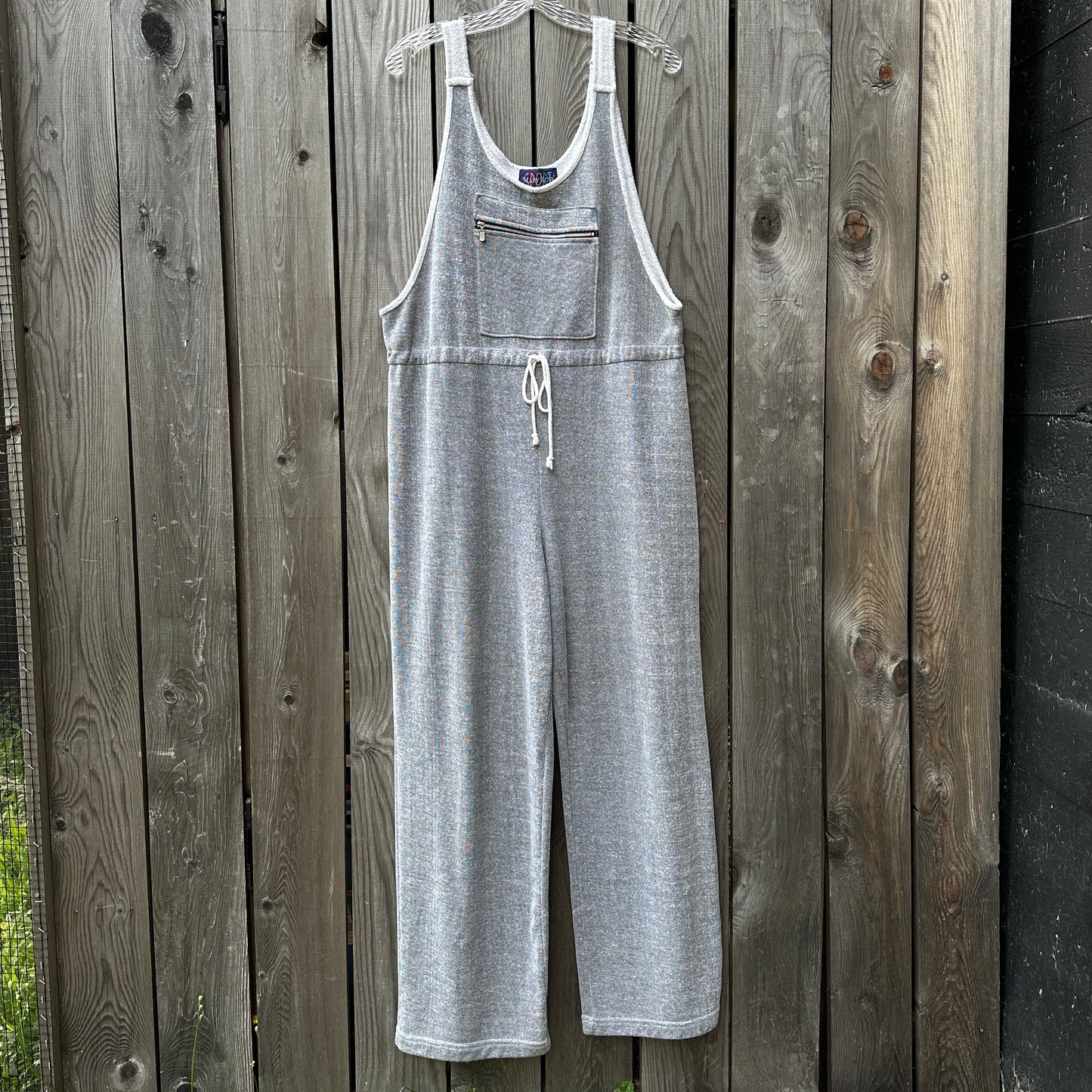 80s heather grey jumper (med)