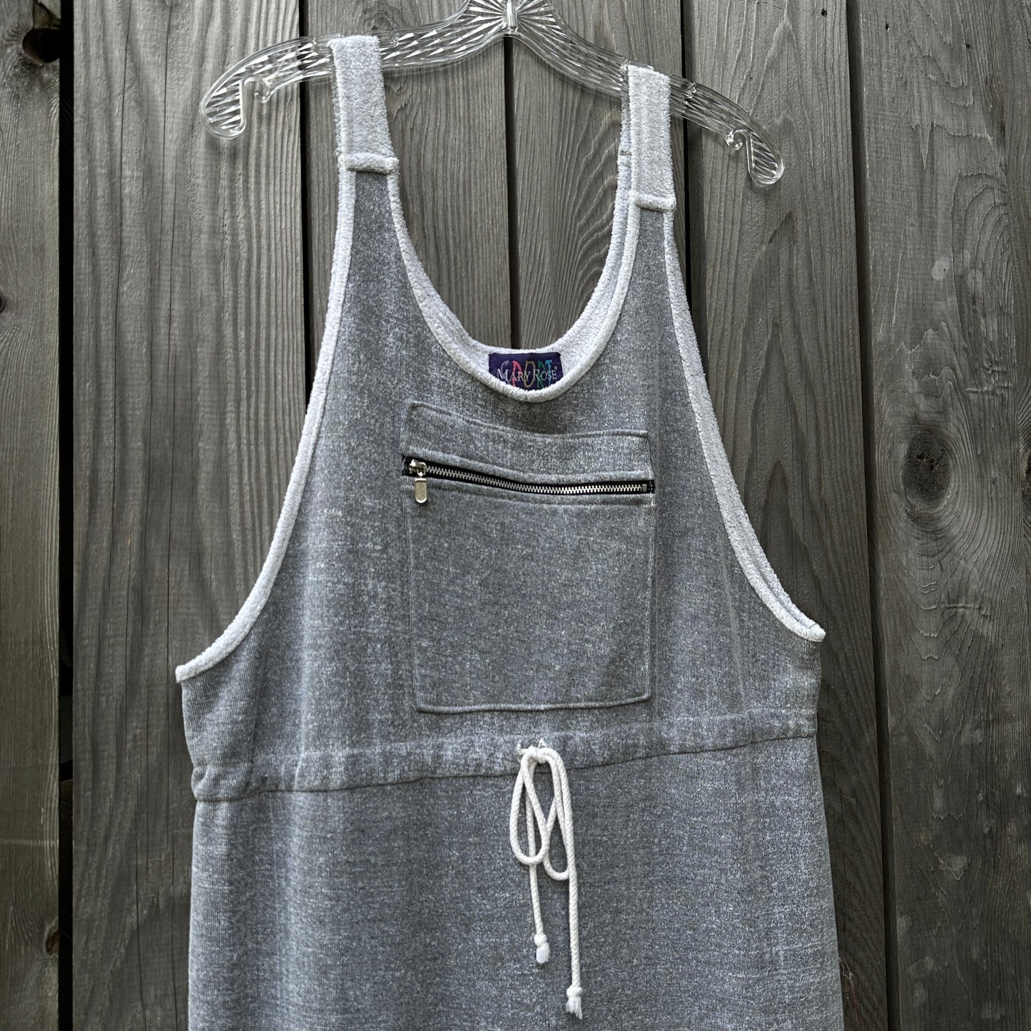 80s heather grey jumper (med)