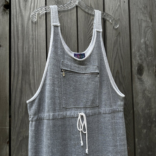 80s heather grey jumper (med)