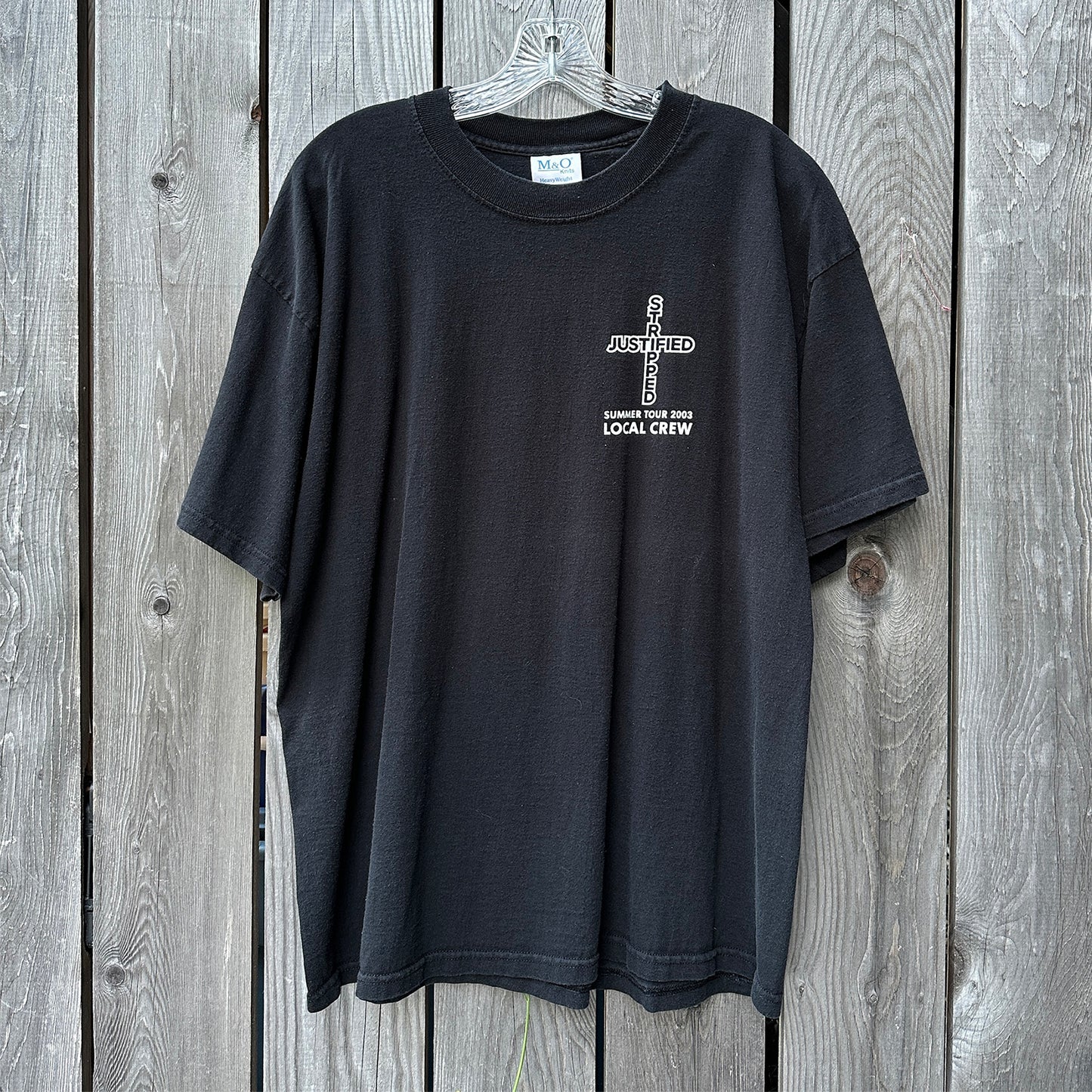 03 christina aguilera stripped x JT tour crew tee (xl)