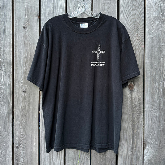 03 christina aguilera stripped x JT tour crew tee (xl)