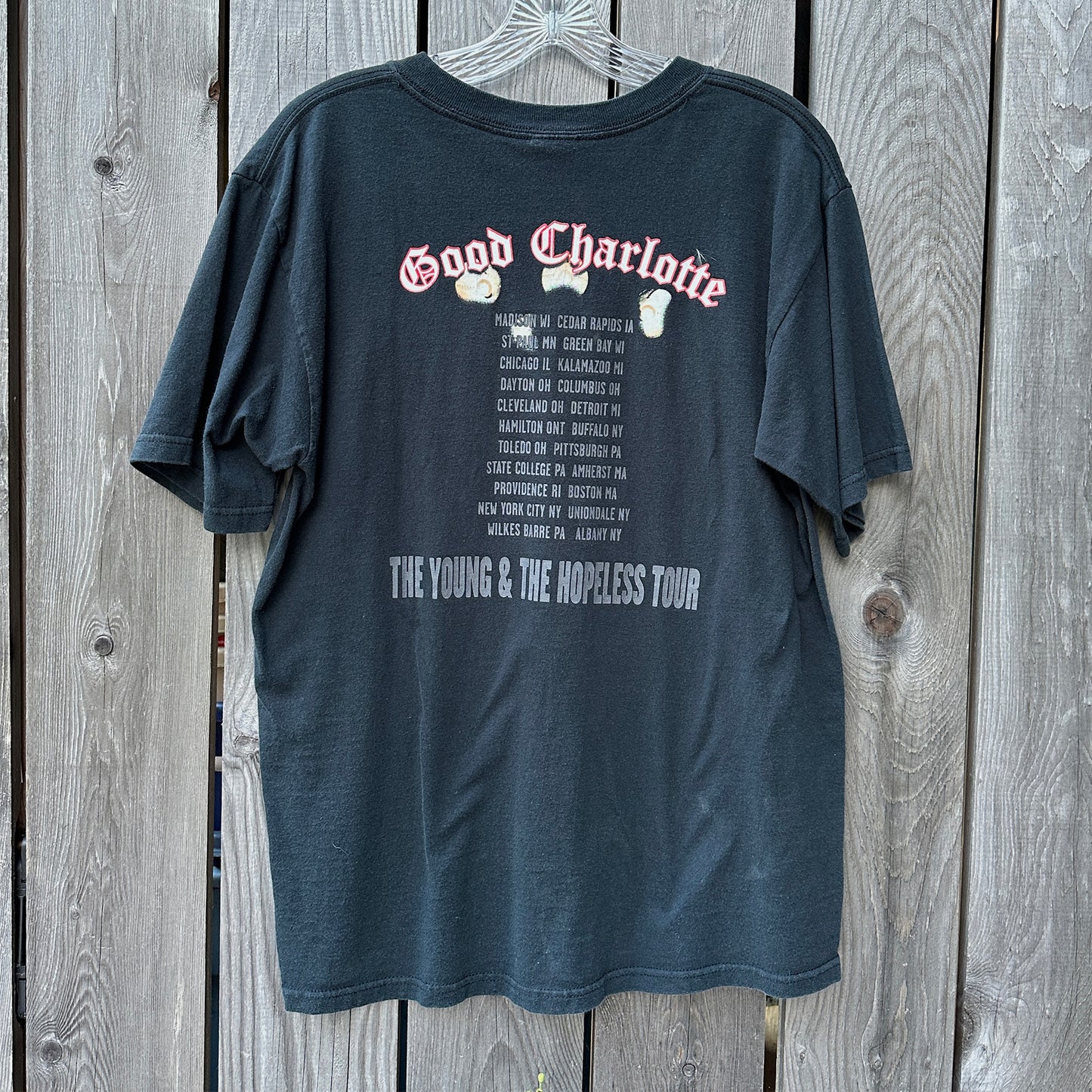 2002 good charlotte tee (med)