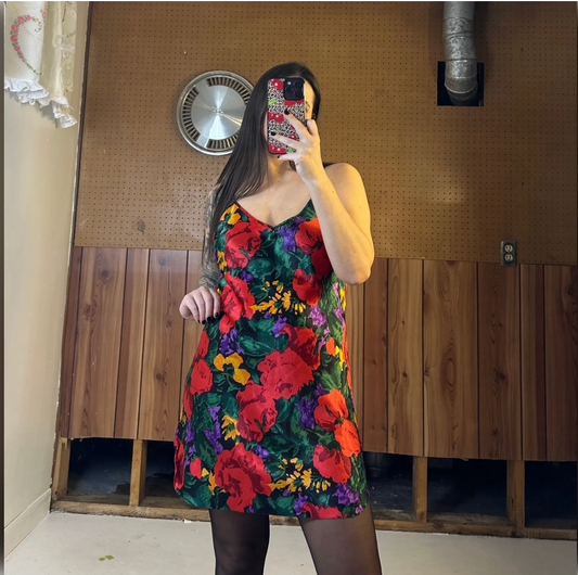 80s victoria's secret mini slip (med)