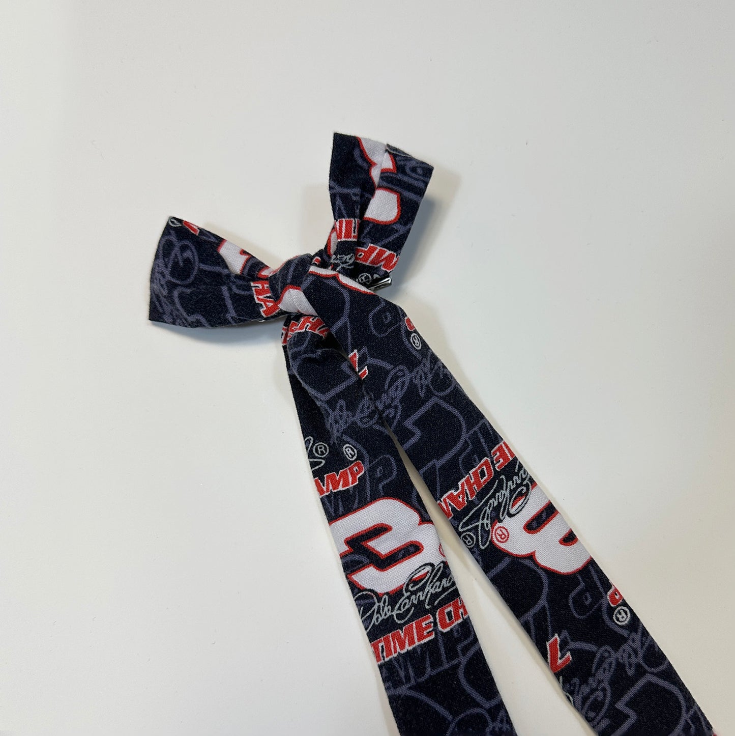 hair bow - dale earnhardt 3