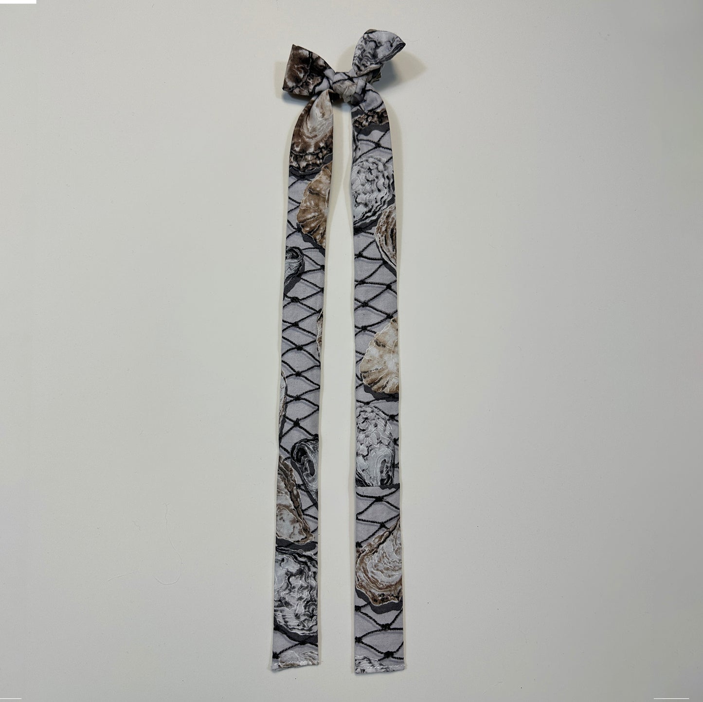 hair bow - oyster print