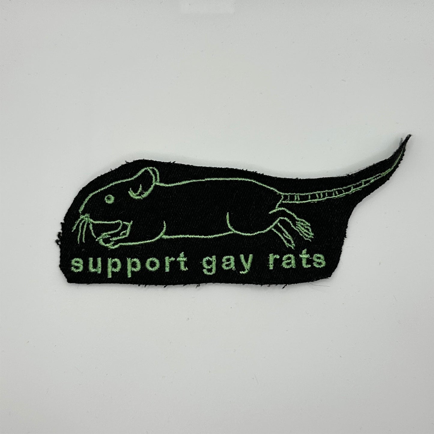 gay rats patch (multiple colors)