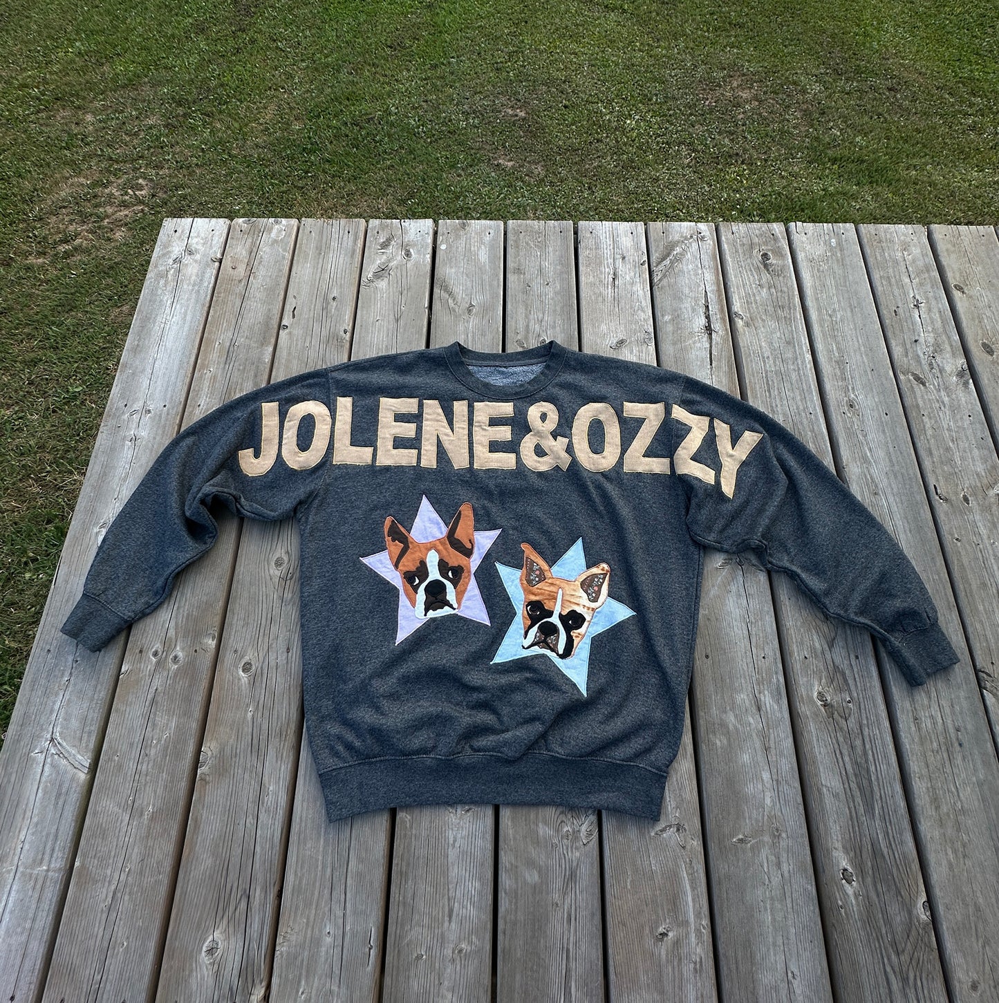 custom pet portrait sweater